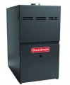Goodman 80% AFUE, 100,000 BTU/h Capacity, Upflow/Horizontal Configuration, Single-Stage Natural Gas Furnace with Nine-Speed ECM Blower Motor GM9S801005CX - Includes Thermostat