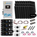 Complete Hybrid Solar Kit - Sol-Ark 15K 120/240V Output [19kWh-23.5kWh Lithium Battery] 24 x 400W Solar Panels | Hybrid, Off-Grid, Home [HDK-PLUS]