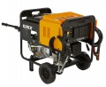 Klutch 6000K Engine Driven Inverter DC Arc Welder/AC Generator with Wheel Kit, 20-195 Amp DC Output, 120/240 Volt, 6,000 Watt AC Power Output