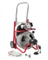 RIDGID K-400 AutoFeed Drain Cleaning Snake Auger 120-Volt Drum Machine and C-45IW 1/2 in. x 75 ft. Cable + Tool Set & Gloves