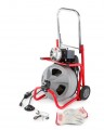 RIDGID K-400 Drain Cleaning Snake Auger 120-Volt Drum Machine with C-45IW 1/2 in. x 75 ft. Cable + 4-Piece Tool Set & Gloves